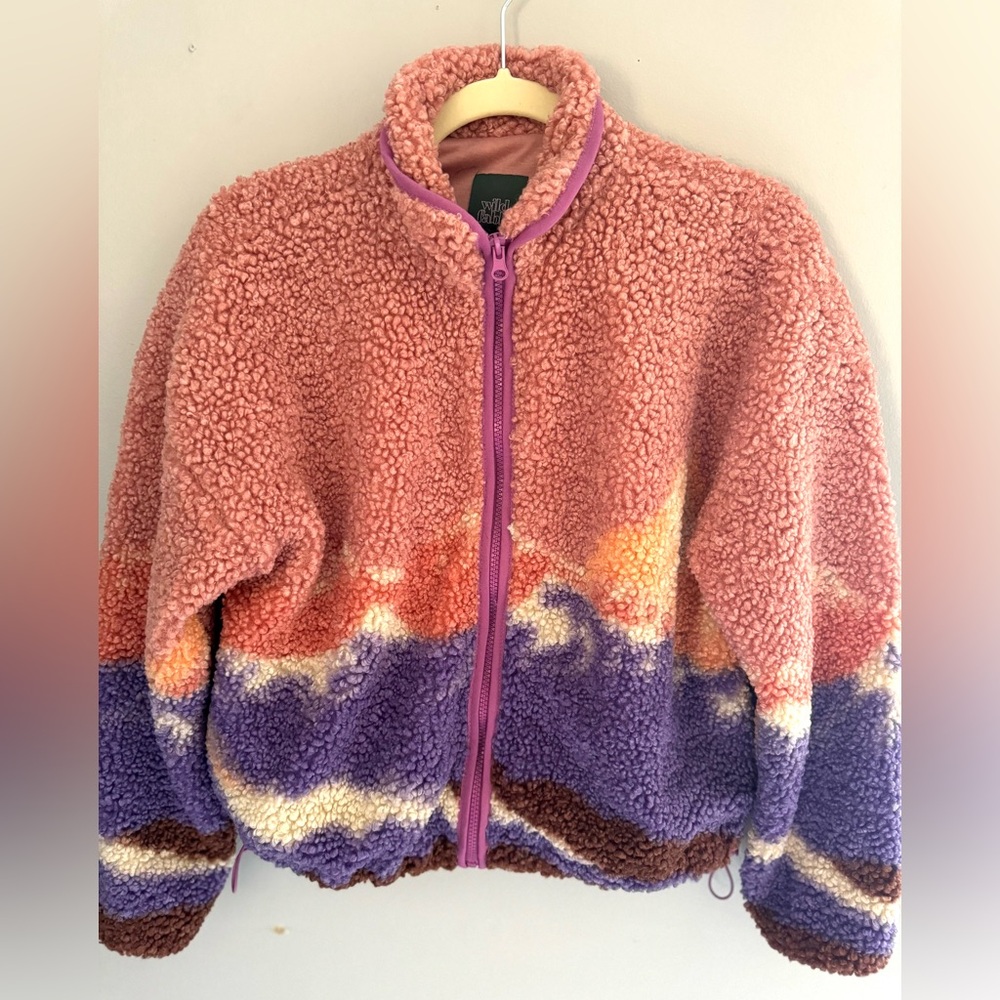 Wild Fable Blush Pink Sherpa Jacket